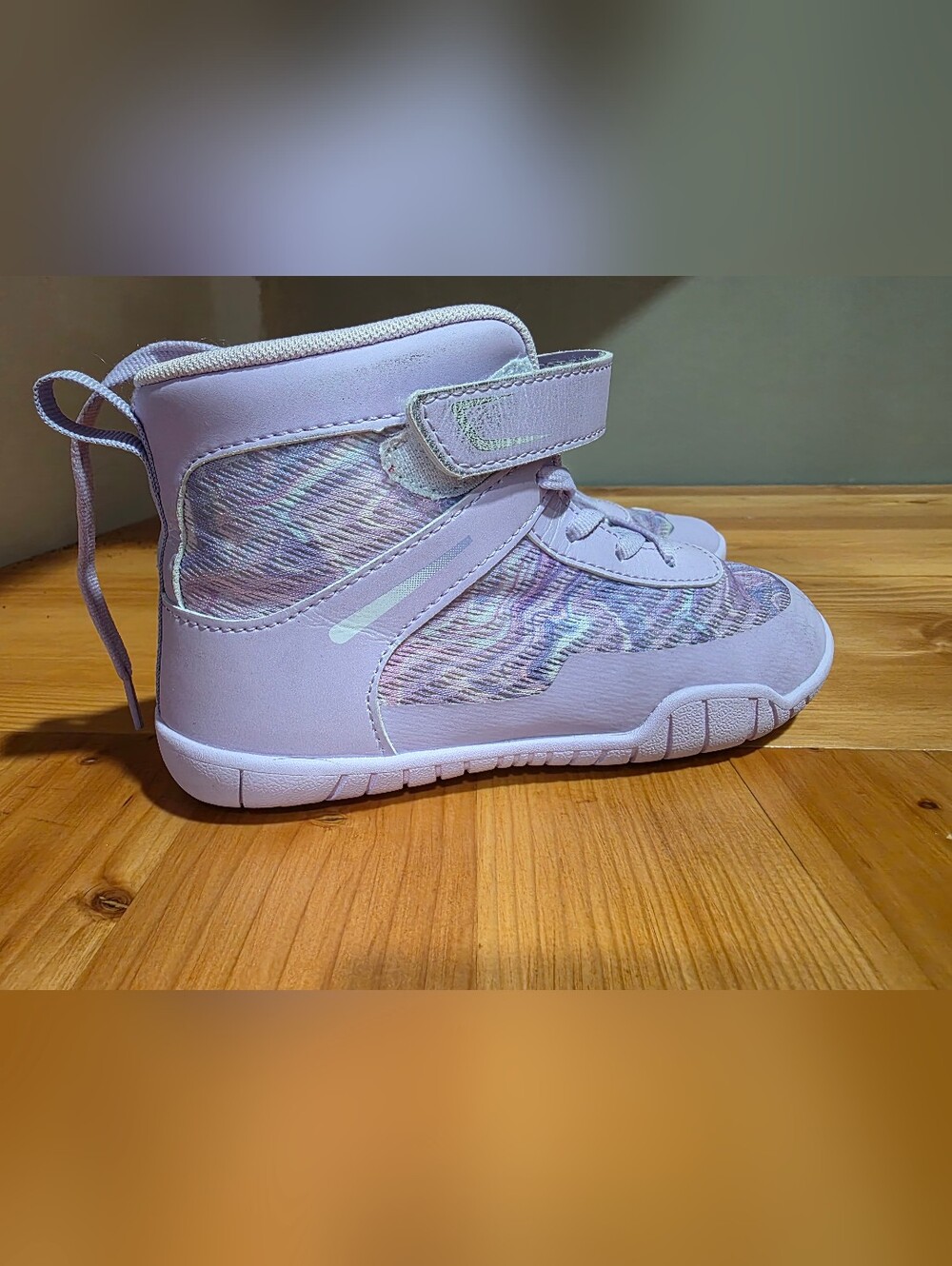Kids Purple Wrestling Shoes - Size 3